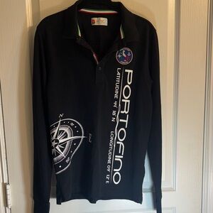 Payper‎ Black Polo Shirt with Italian Accents